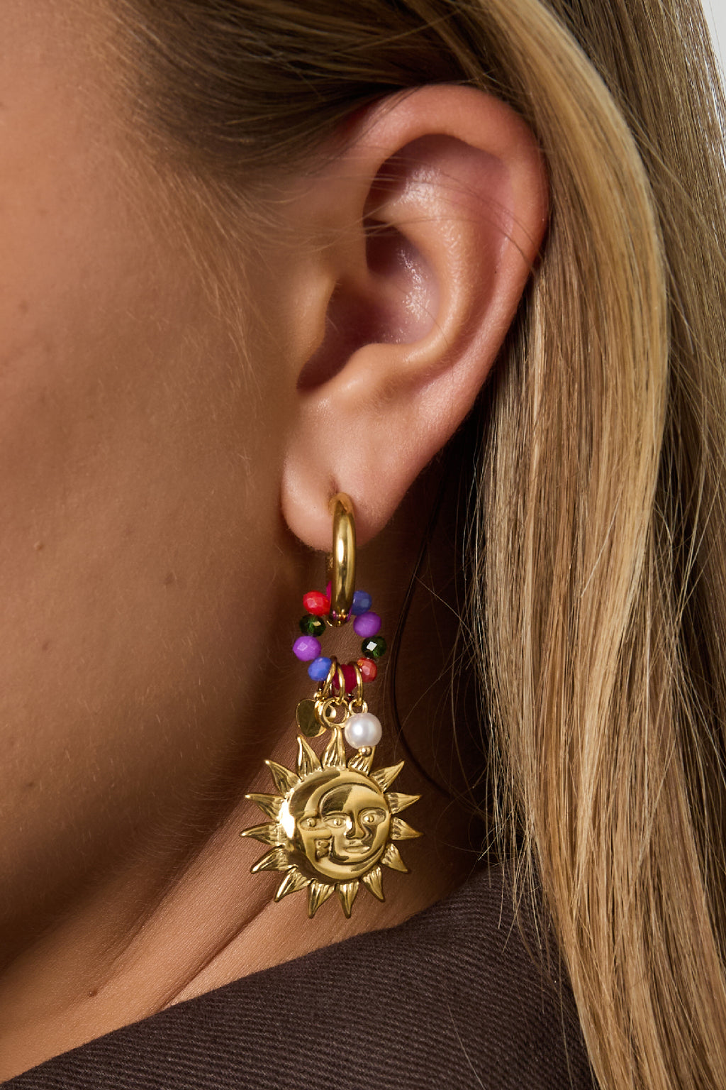 Drop Earrings sun Casual Daily Simple Series Women's jewelry