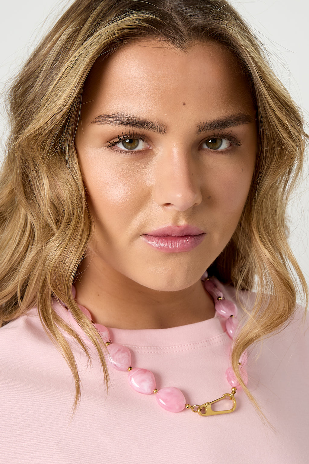 Perlenkette mit Frontverschluss