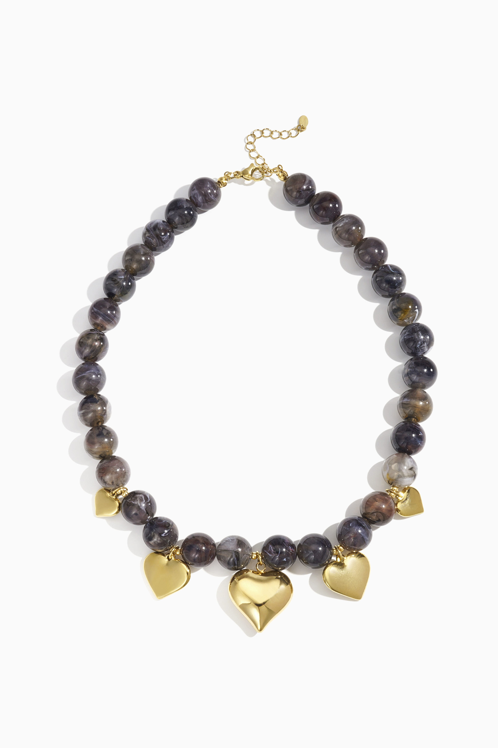 Valentina Kette mit goldenen Herz-Charms