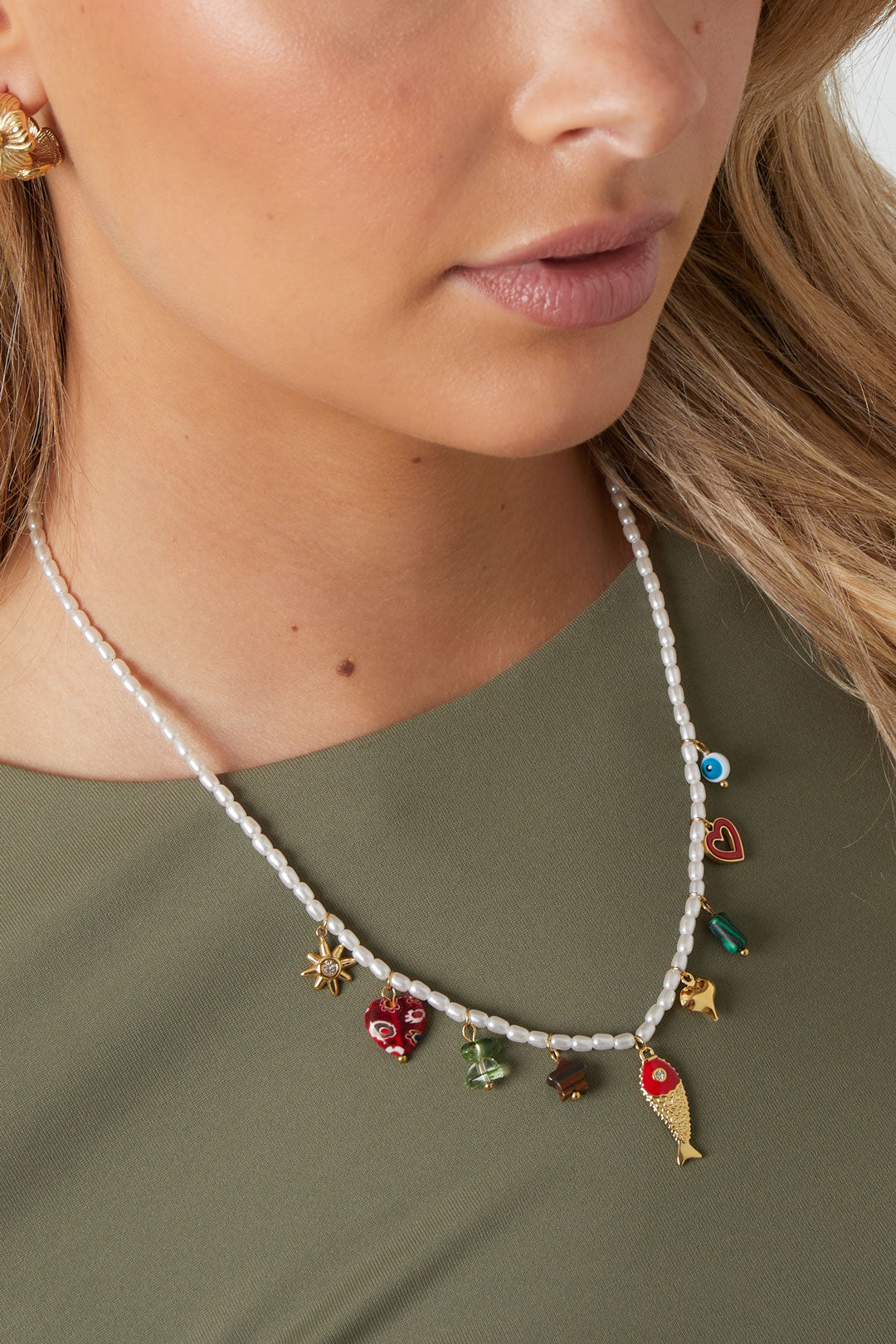 Stainless Steel Beaded Necklaces fish Casual Holiday/Beach Romantic Series Women's jewelry