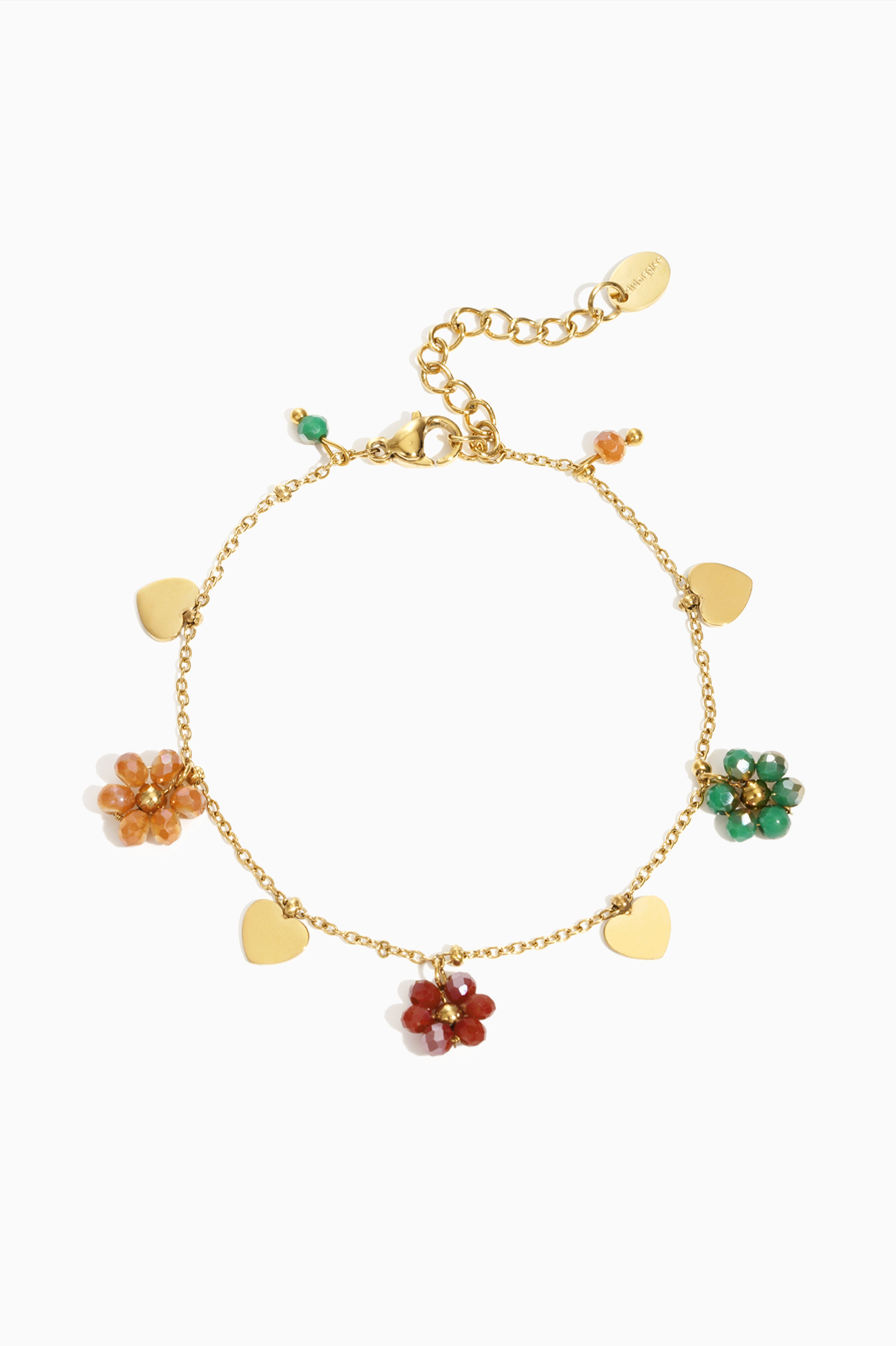 Soft Bloom Armband mit Charms