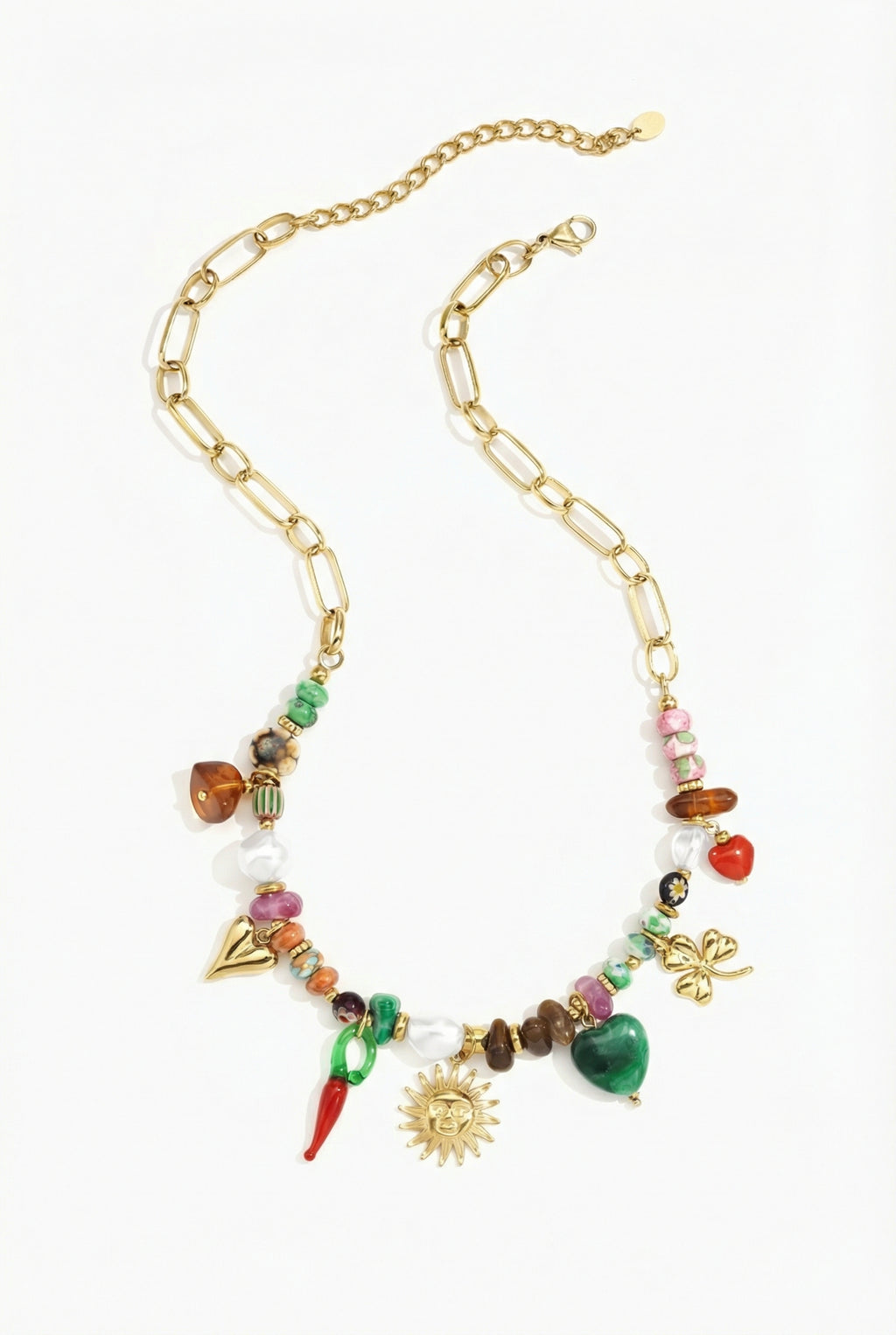 Spicy Love Kette mit Charms
