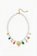Golden Heart Perlen-Charmkette
