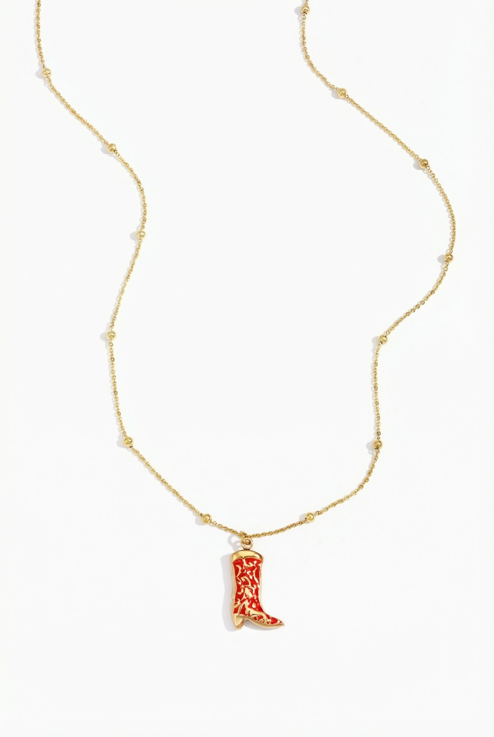 Red Boot Kette