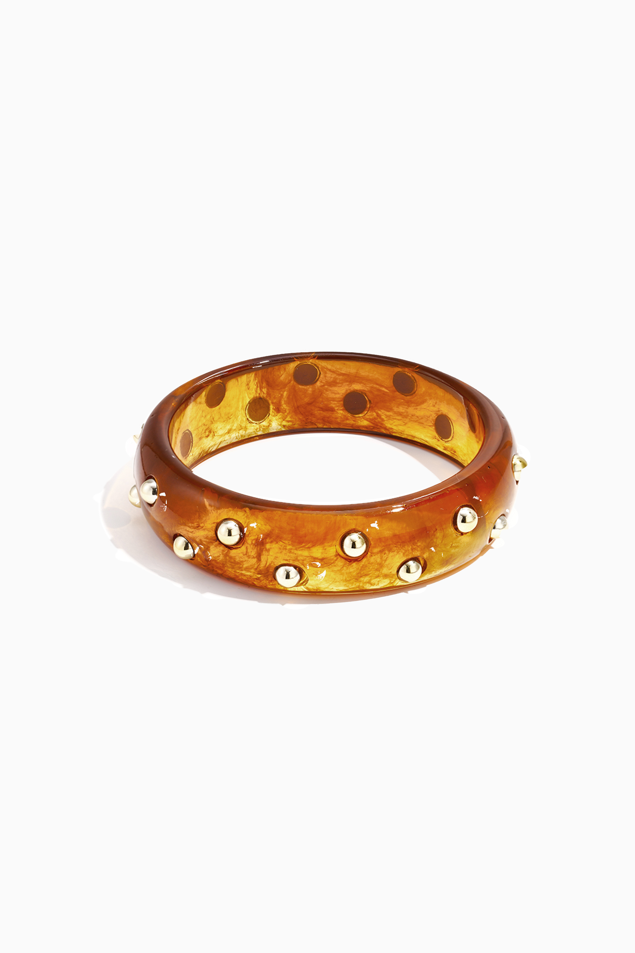 Aurora Armreifen mit goldenen Perlen