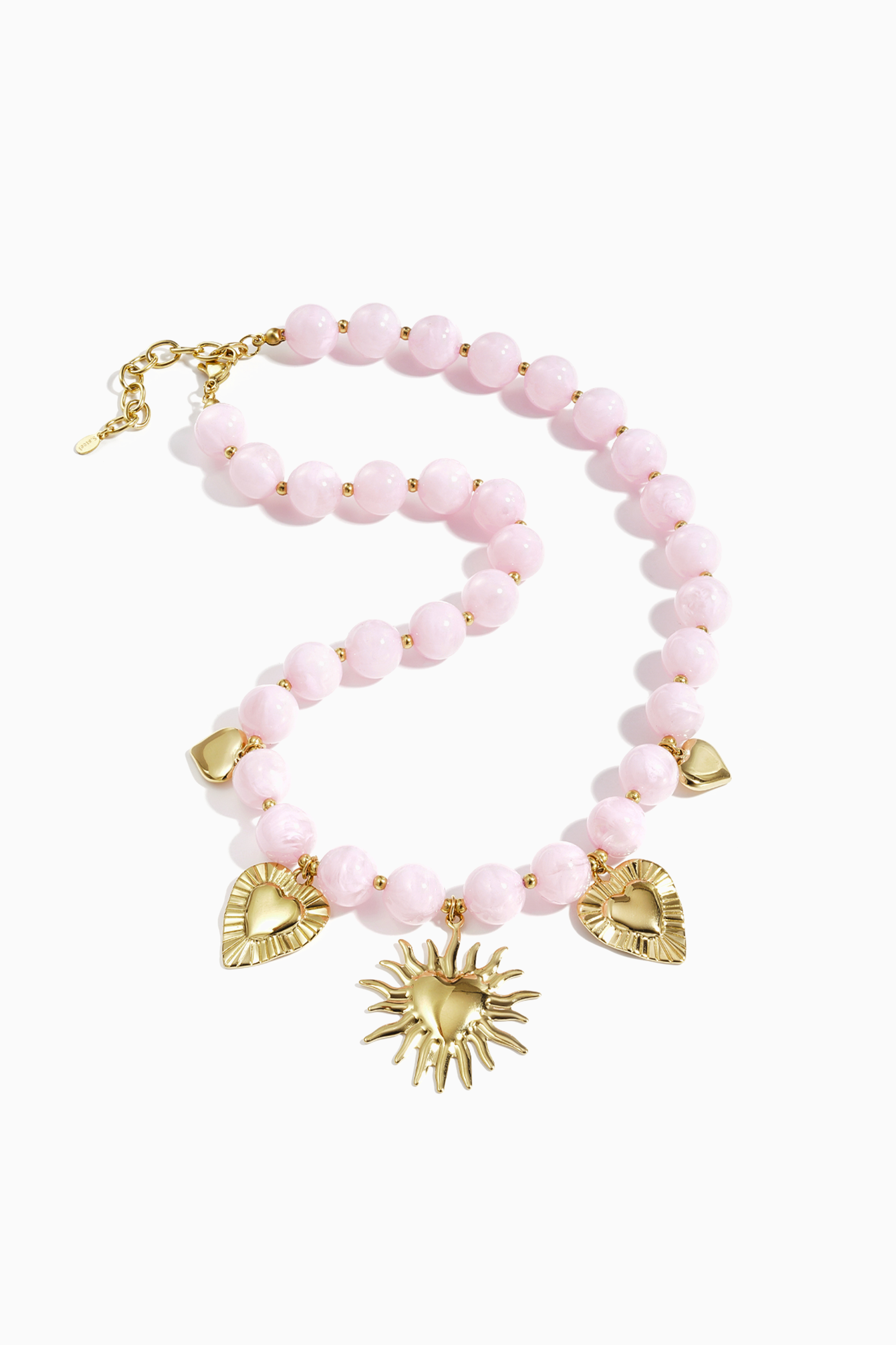 Solara Kette mit goldenen Charms